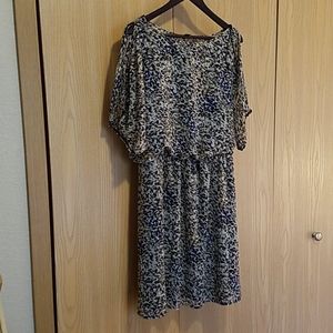 Flowy print dress